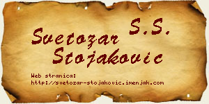 Svetozar Stojaković vizit kartica